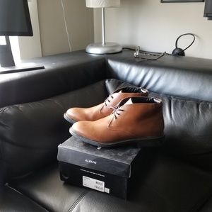 NEW Mens Alfani Lace Up Boots Authentic